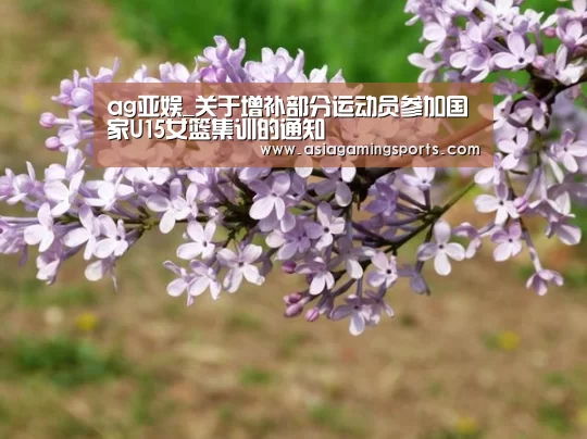 ag亚娱_关于增补部分运动员参加国家U15女篮集训的通知(图1) ag亚娱_关于增补部分运动员参加国家U15女篮集训的通知(图1)